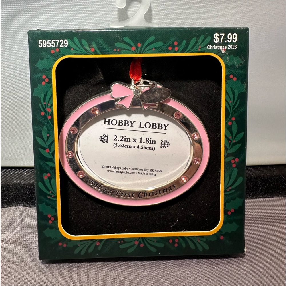 Baby’s first Christmas, picture frame